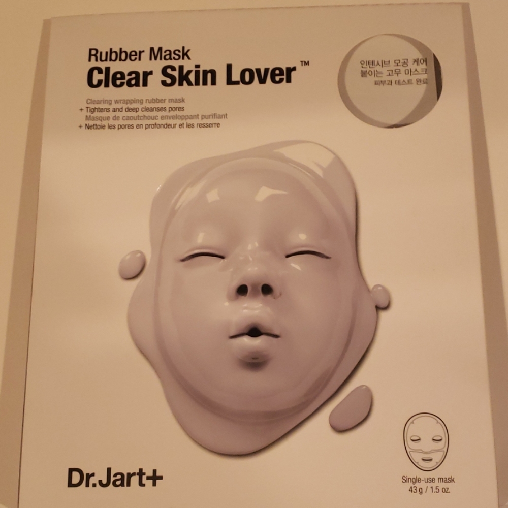Clear skin rubber mask